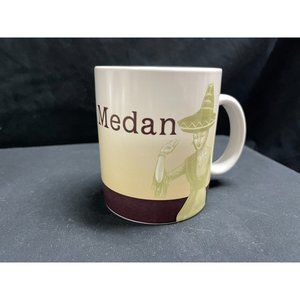Starbucks Medan Indonesia Mug Collector Series 2011 White Plum Coffee Tea